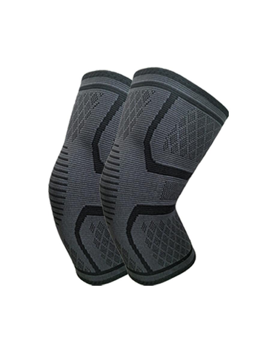 Sports Knee Pads For Warm Basketball Running Cold Knee L чёрный