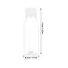 30Pcs Frosted Milk Bottles Multi-Function Clear Drink Bottles Portable Reusable Juice Containers Household Travel Outdoor Use