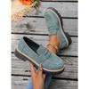 Low-top Single Shoe Women's 2025 Autumn New Muffin Thick-heeled British Loafers