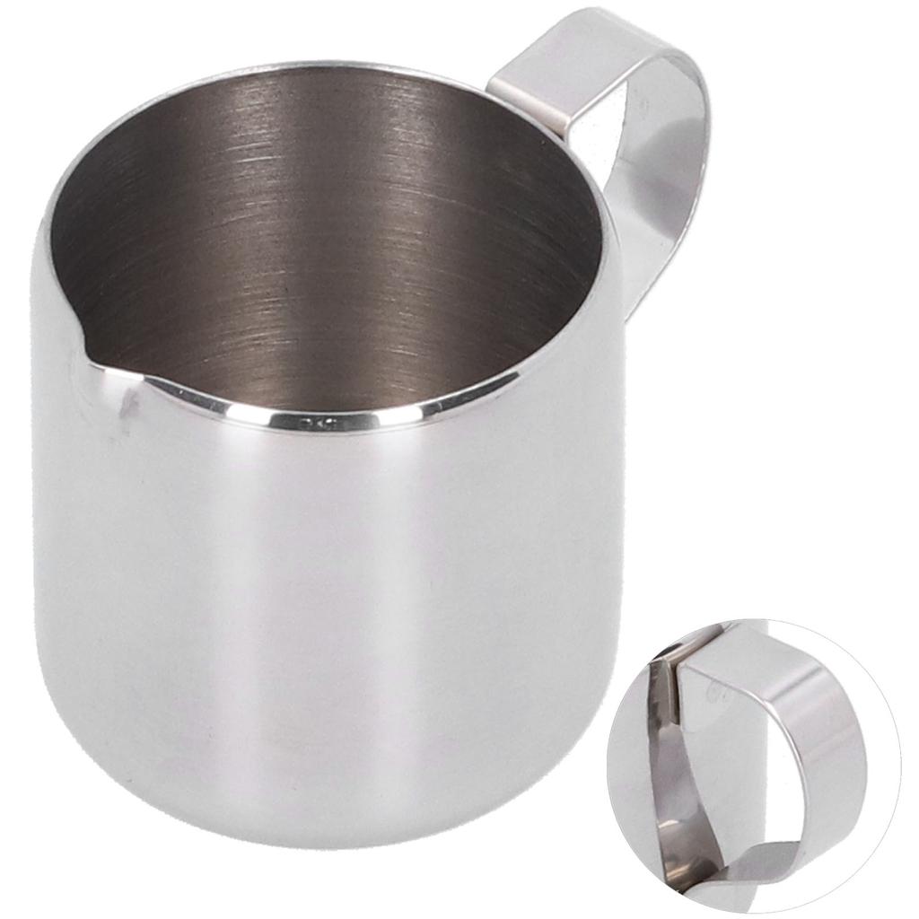 60ml Coffee Pitcher 304 Stainless Steel Milk Frothing Drinking Cup for Home Coffee Shop