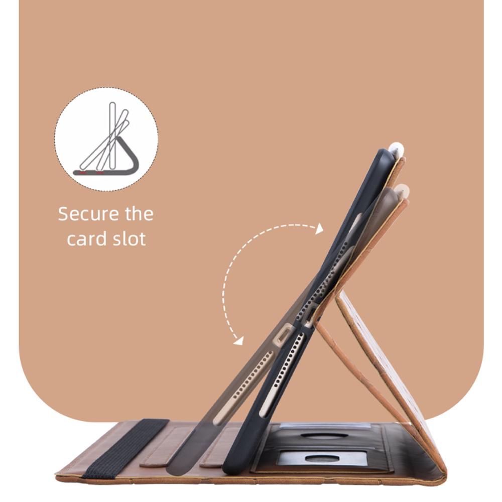 For iPad 10.2 (2021)/(2020)/(2019)/iPad Air 10.5 inch (2019) Case PU Leather Pattern Tablet Cover with Card Slots
