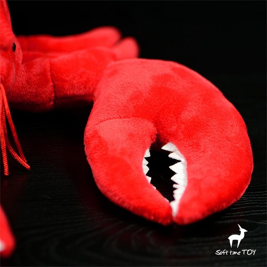 Lobster High Fidelity Anime Cute Plushie Crayfish Plush Toys Lifelike Animals Simulation Stuffed Doll Kawai Toy Gifts For Kids