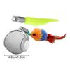 Cat Rolling Ball Toy 3 Modes Electric Scratcher With Tail Self-Entertainment Automatic Cat Toy For Teeth Grinding Self
