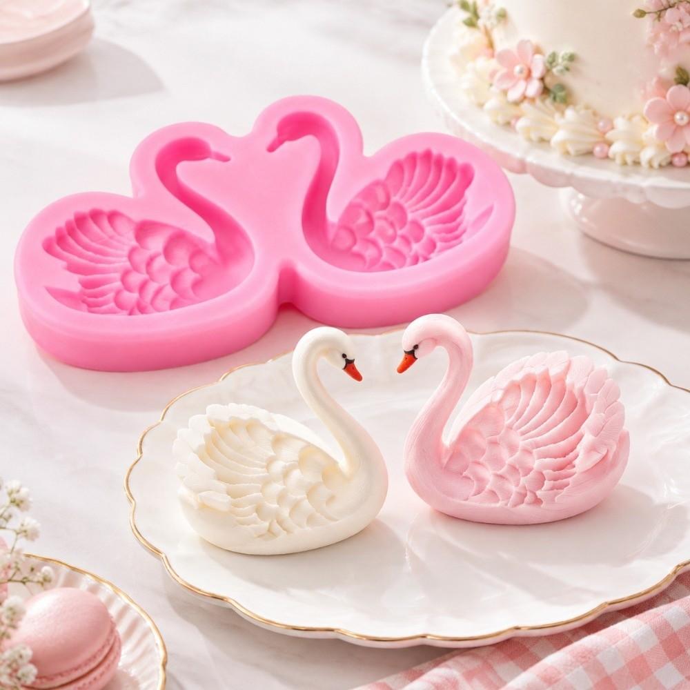 3pcs 3D Design Chocolate Candy Mold Non-Stick DIY Silicone Mold For Cake Decoration