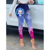 2026 Womens High-Waist Printed Yoga Leggings Casual Slim Fit Activewear Pants
