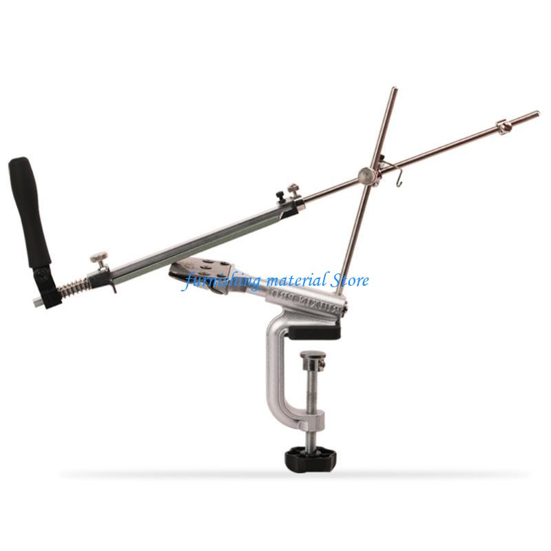 Y5GD RX-008 Profesjonalna Ostrzałka do Noży Design z Obracaniem 360° Ostrzałka Kuchenna o Stałym Kącie z 10 Kamieniami Szlifierskimi