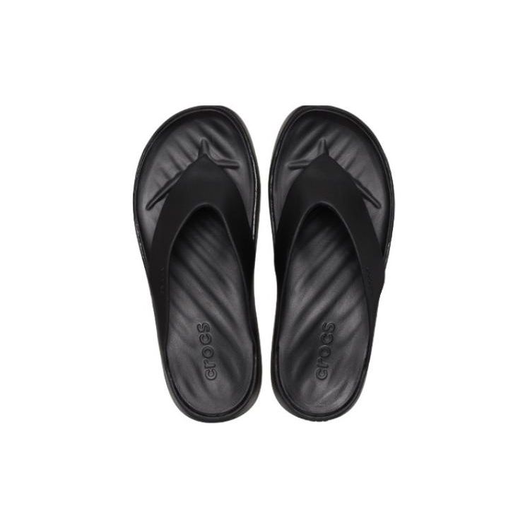 Crocs Fashionable Comfortable EVA Flip Flops Women Footwear Black 209410-001