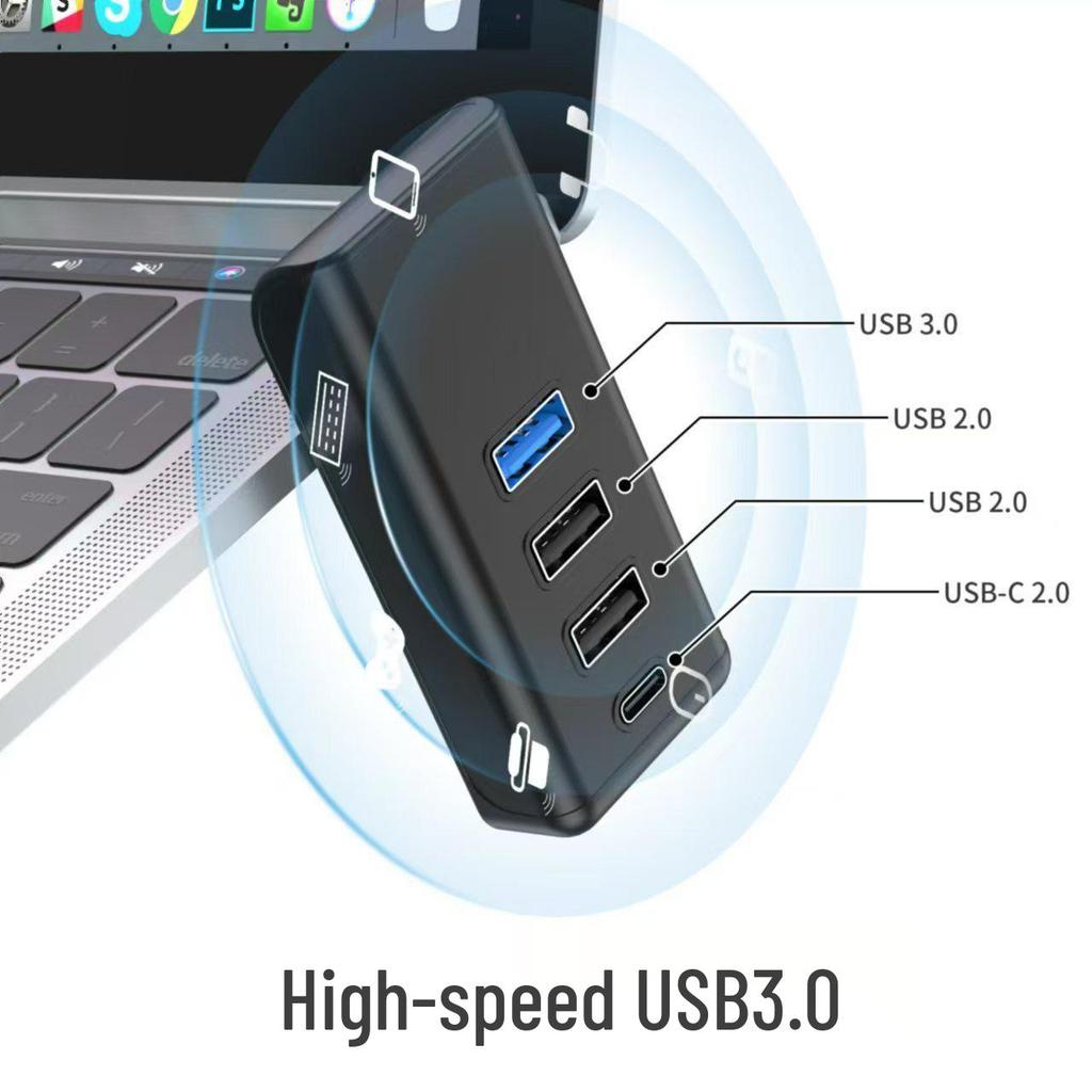 Tesla Model 3/Y Glove Box USB Hub Expansion Splitter