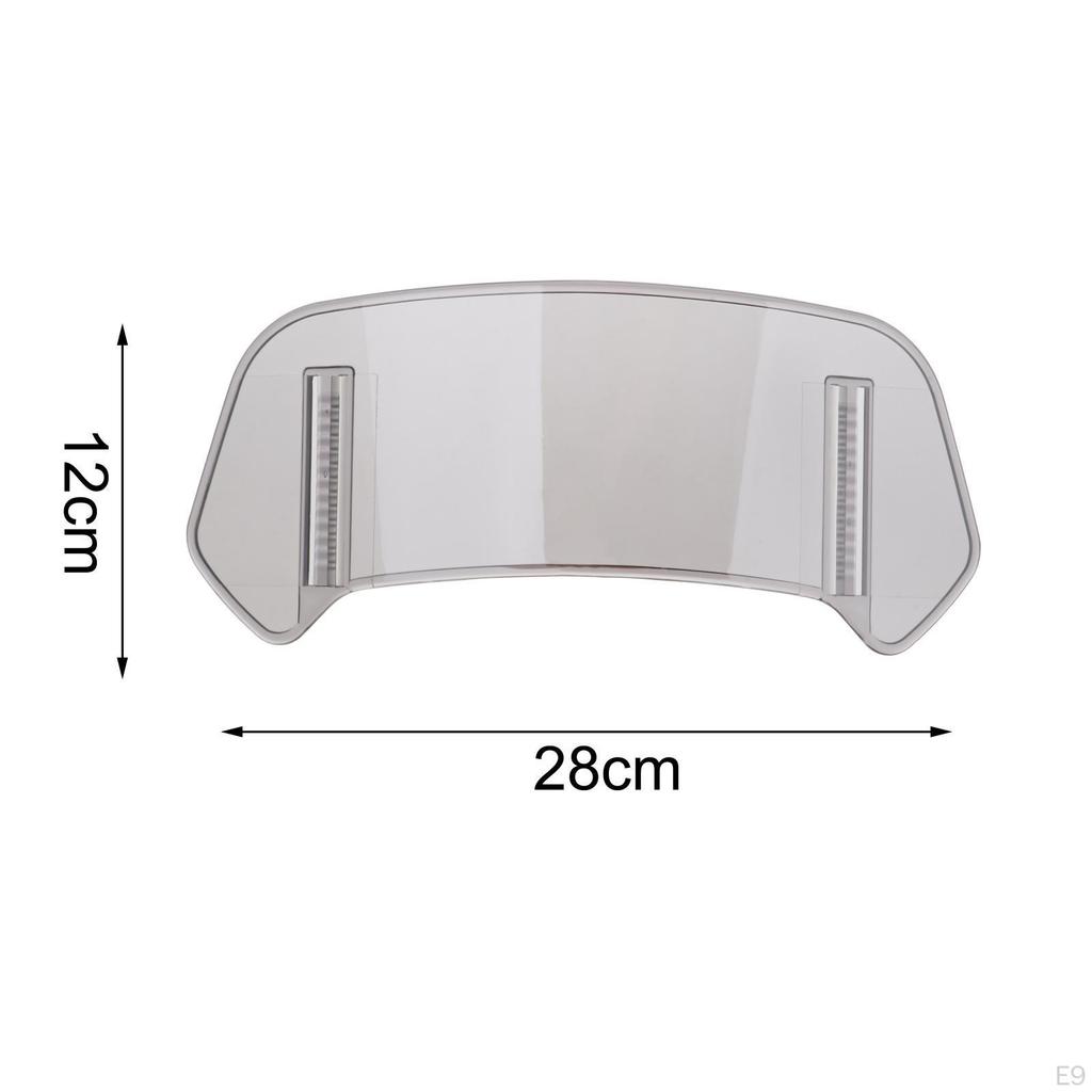 Motorcycle Windshield Extension Adjustable Clip On Sturdy Accessories Upgraded Heightened Windscreen