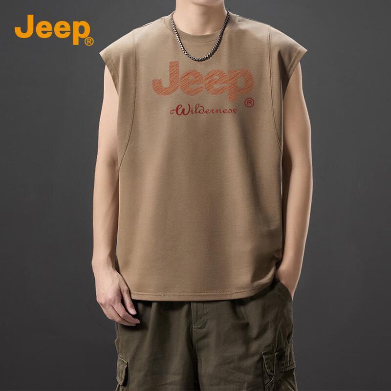 Jeep Men's Summer Sleeveless Casual Sport Vest