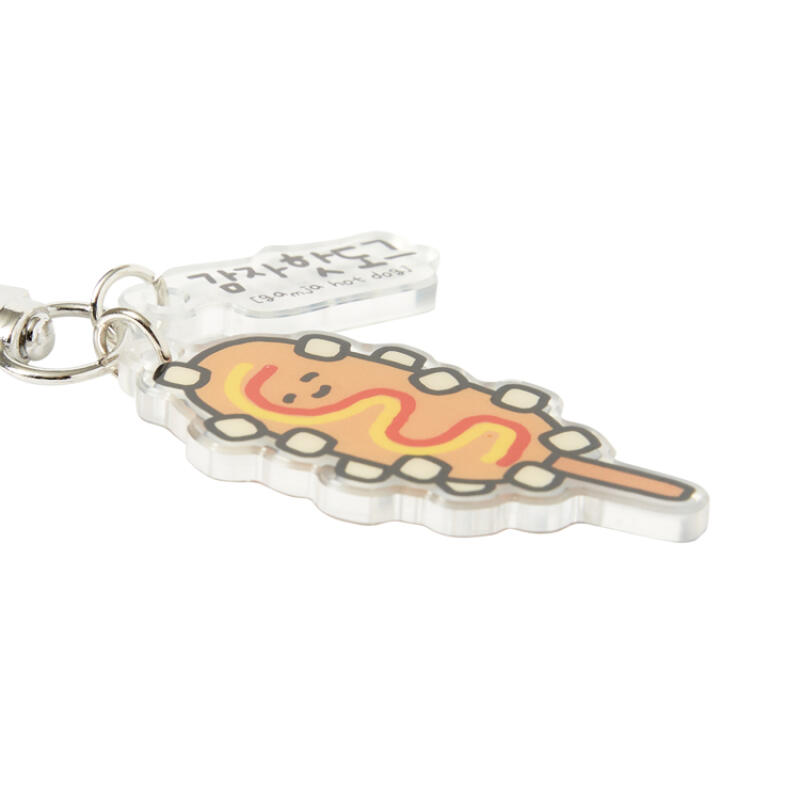 K-Food Acrylic Keychain Potato Hotdog (20012755)