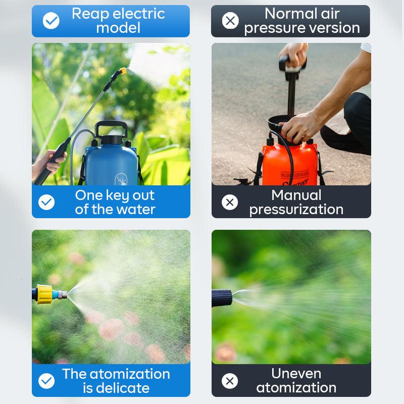 Portable Electric Power Knapsack Spray Pump Machine Irrigation Disinfection Watering Sprinkle Adjustable Nozzle New Design