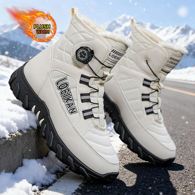 2025 Winter Neue Herren Schneestiefel, Verdickt & Baumwollgefüttert, Vielseitiger Trendiger Stil, Outdoor-Bekleidung mit Street-Vibe