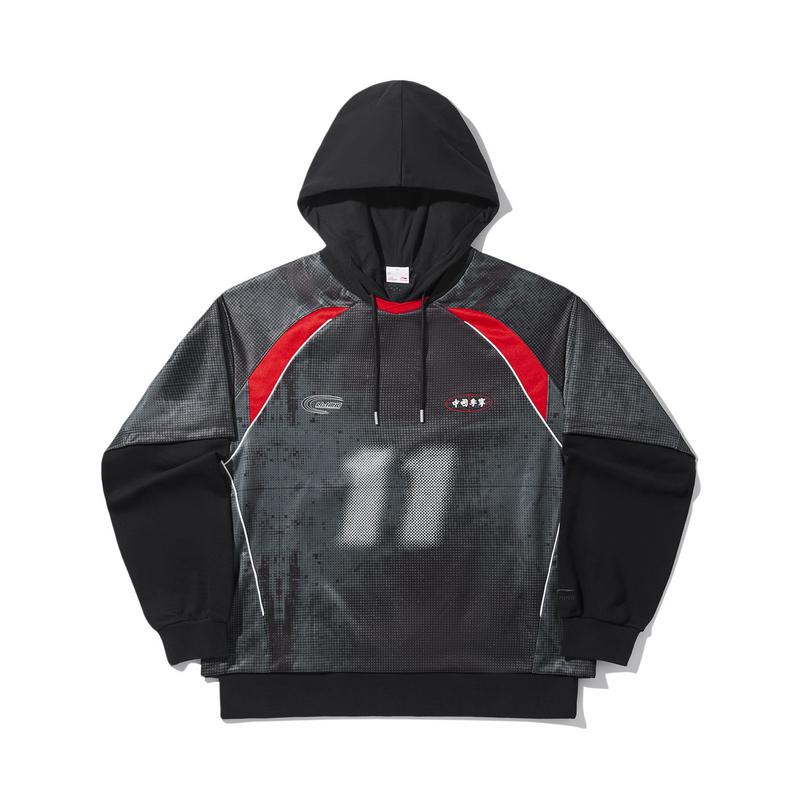 

Толстовка Li Ning Retro Sports Series Мужская Толстовки Черный Разноцветный AWDVN45-3 XXL