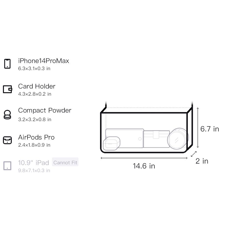New FILA Fabric One Shoulder Crossbody Fanny Pack Extra Small Men's Dark Gray F13M443105FCC