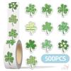 500Pcs/Roll Lucky Clover Kids Rewards Stickers - DIY Scrapbooks Album Decor Sealing Label Decals