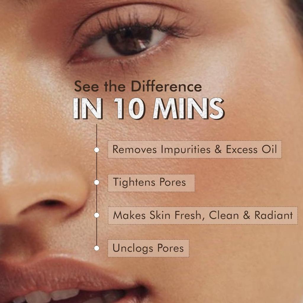 mCaffeine Pore Cleanse Coffee Cookie Detan Face Mask 100g For All Skin Types Blackhead Control