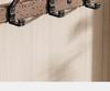 Walnut Strong Load-Bearing Door & Wall Hook Rack