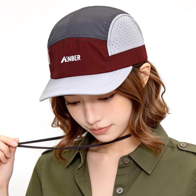 Quick-Dry Baseball Cap Spring And Summer Outdoor Sports Hiking Hat Thin Breathable Waterproof Color-Block Sun Hat