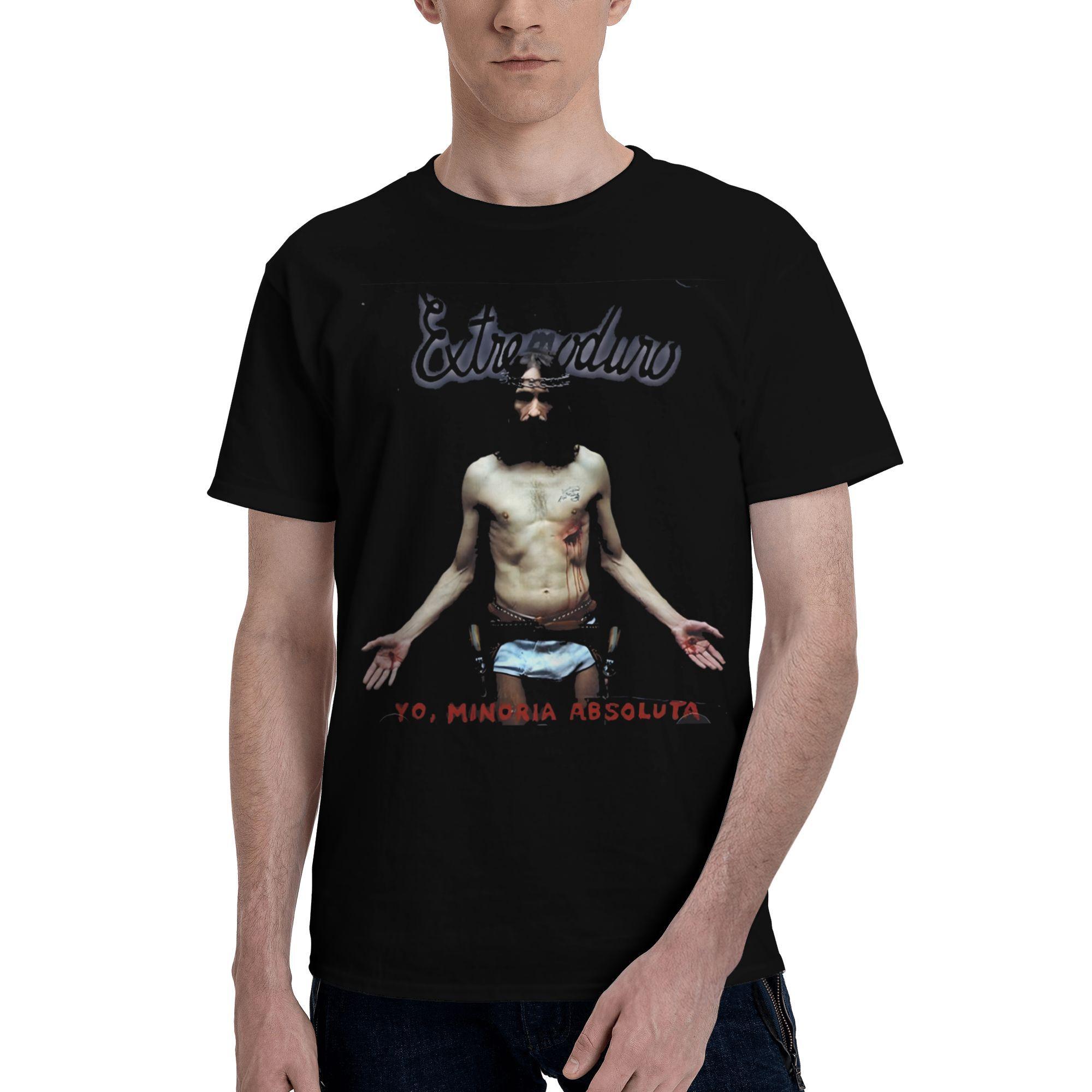 

New 2025 yaer Edgy Design with a Shirtless Figure and the Title YO, MINORIA ABSOLUTA , Reflecting t shirt men sleeve shirt 5XL різнокольоровий