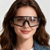 Scvcn Unisex Sports Sunglasses With Windproof Design And Trendy Fullframe Style