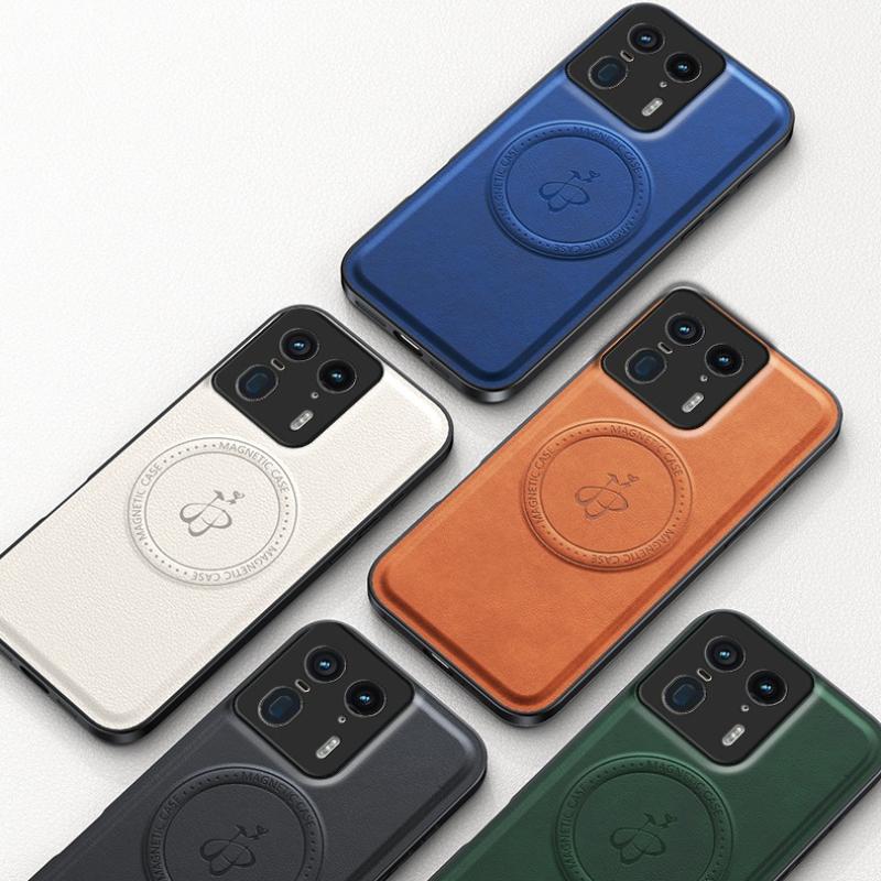 Wireless Charging Magnetic Case for Motorola Edge 50 Neo Moto Edge 50 Fusion Ultra Protective Cover PU Leather Shell Coque Funda