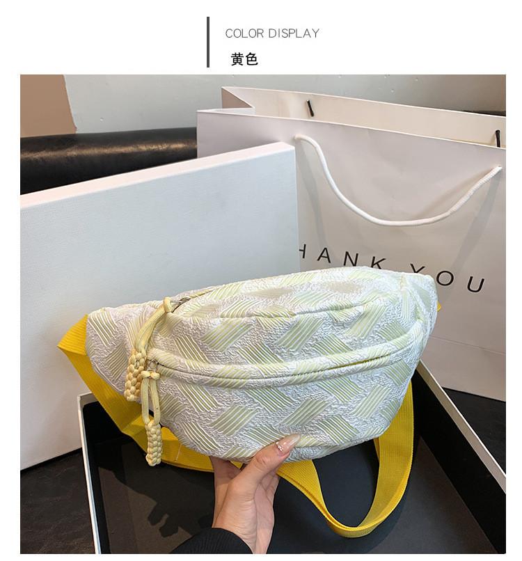 Trendy Korean Casual Commuter Crossbody Waist Bag For Fall 2024 In Cute Soft Colors