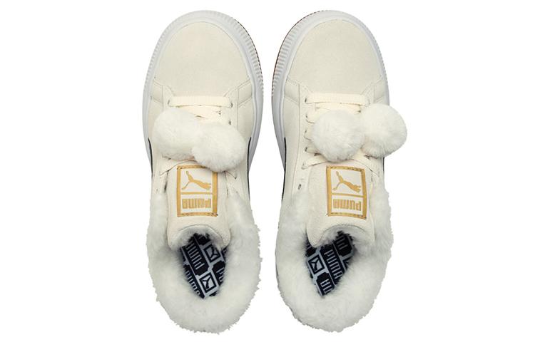 Puma Wmns Suede Mayu 'Fur - Whisper White Black'