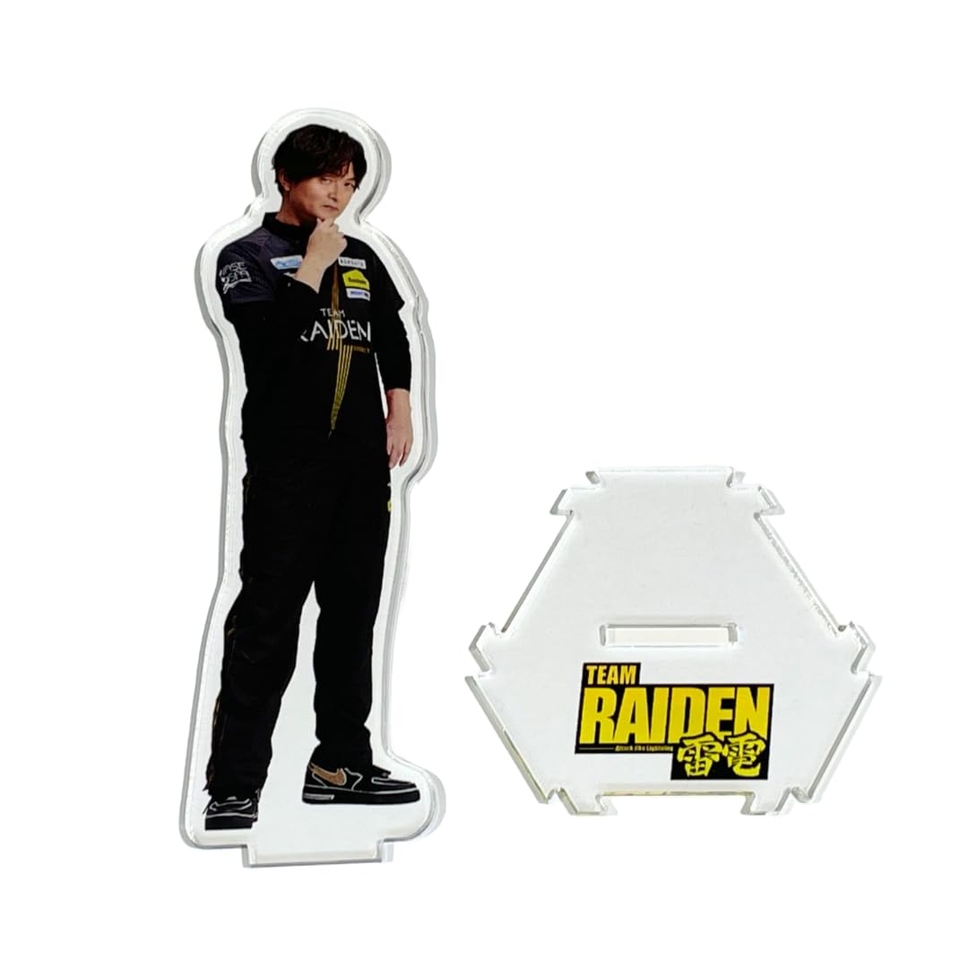 

[Официальный] Акриловая подставка M.League TEAM Raiden, Соединяемая, 13 см, Маджонг, Официальный мерч (Наоки Сетокума)