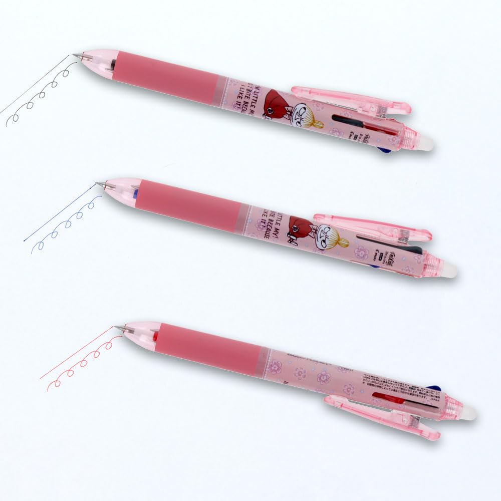 Stationery Moomin Goods Multicolor Ballpoint Pen Frixion Ball 3 Slim Little My S4658078 Sun-Star