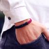Nový románový pánský náramek provazový dvouvrstvý barevný náramek pirátský náramek doplňky Homme Erkek Bileklik Braslet Rouge Boyfriend Gift