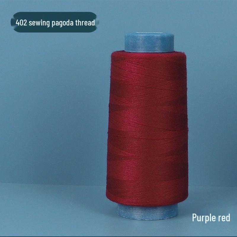 402 Polyester Thread: Black & White Sewing Thread for Hand Needlework and Household Sewing Machines