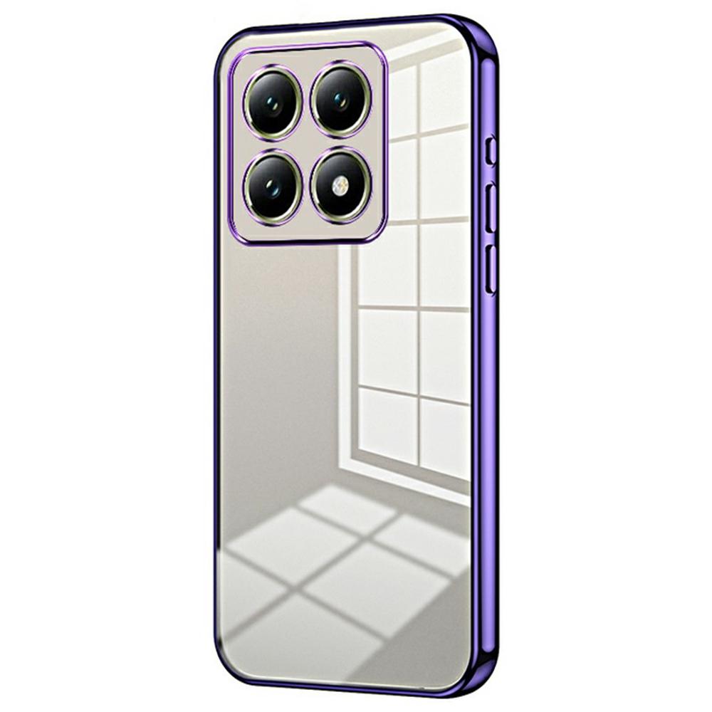 For Xiaomi 14T Case Electroplating Frame Soft TPU Phone Cover