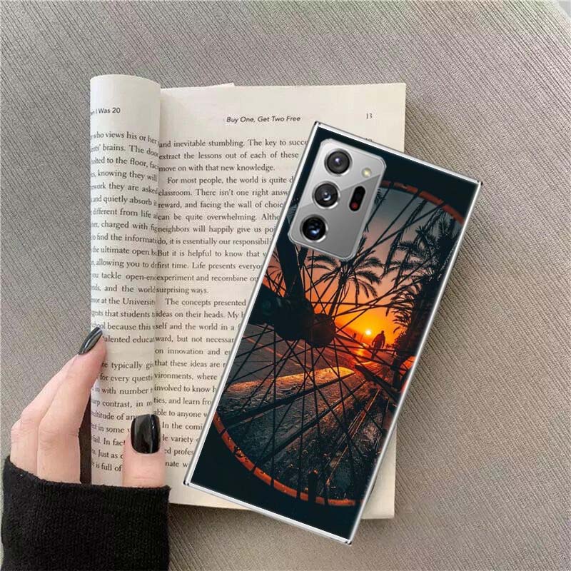 Beautiful Sunset and My Bicycle Phone Case for Samsung A17 A37 A57 A54 A14 A24 A34 A07 A04S A02S A12 A22 A32 A52S A16 A26 A36 A5