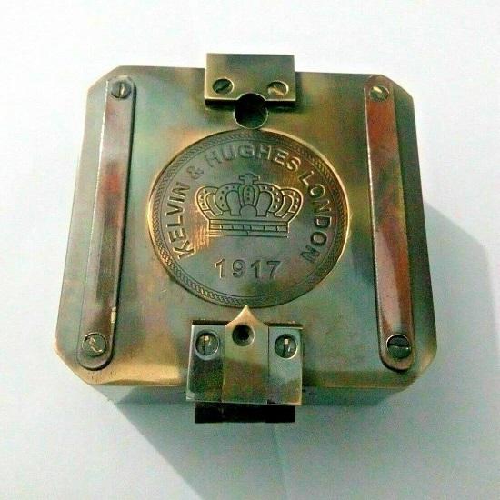 

Геологический старинный латунный компас Brunton - Морской латунный компас в подарок