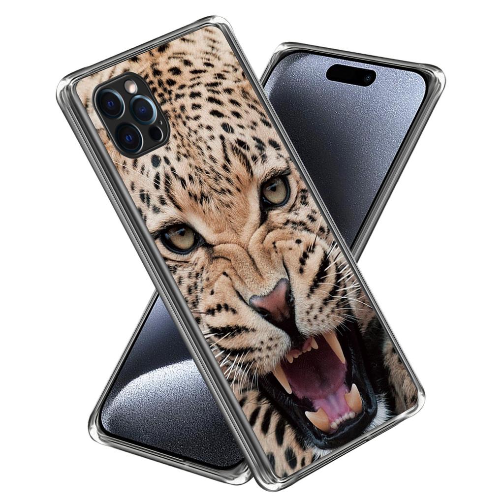 For iPhone 16 Pro Max Case Pattern Printed Shockproof TPU Phone Cover