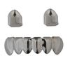 Six-Tooth Lower Jaw & Single Upper Tooth Grillz - Hip Hop Teeth Jewelry