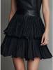 2026 Spring/Summer Women's Double-Layer Leather Dress