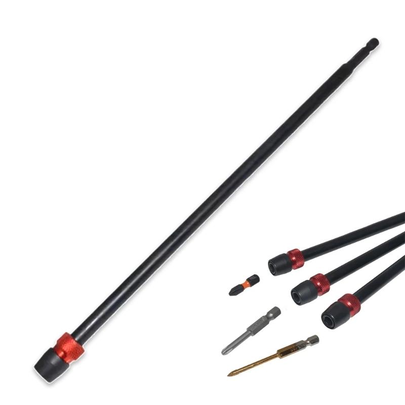 Quick Changes Hexagonal Shank Bit Holder Extension Bar with Extended Reach Suitable for Tight Spaces Enhances Durability