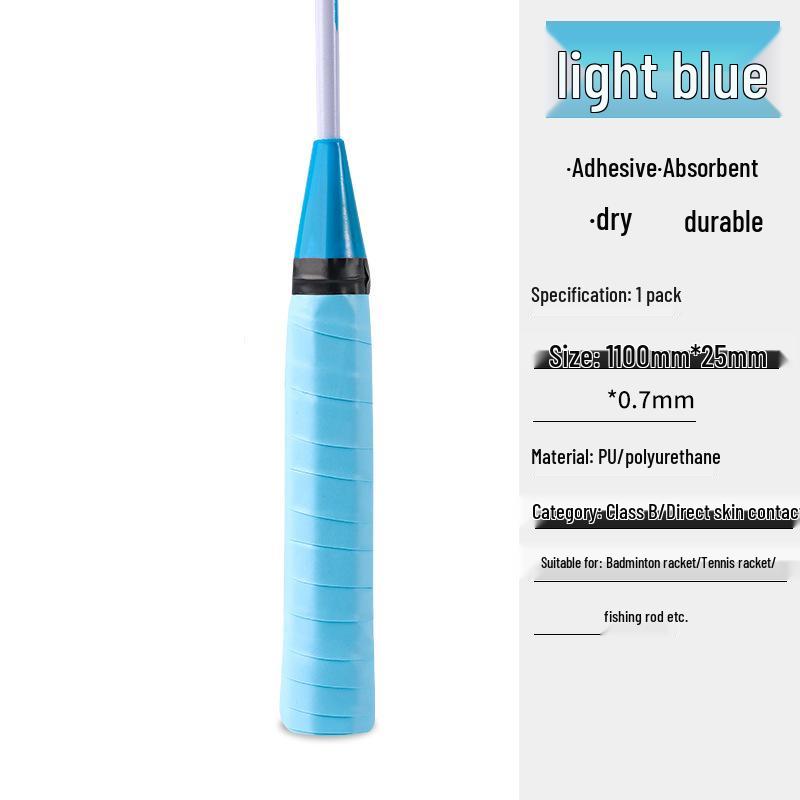 Stoßdämpfendes Badminton-/Angel-Griffband: Rutschfest, Schweißabsorbierend & Verdickter Griffwickel