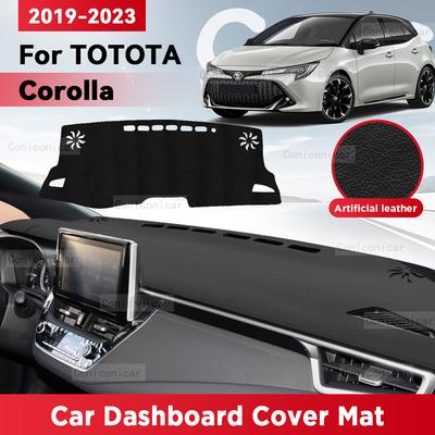Pour TOYOTA Corolla 2019-2023 Tapis de Tableau de Bord de Voiture Tapis Pare-Soleil Éviter la Lumière Tapis d'Instrument Accessoires de Protection