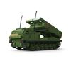 World War Army Military Soldiers M270 Multiple Rocket Launcher Armored Vehicle Building Blocks Bricks Education Model DIY Toy