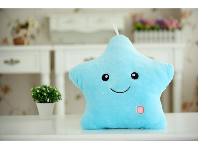 Colorful Luminous Star Pillow: Plush Toy & Valentine's Day Gift