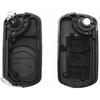 3 Buttons With Uncut Blade Remote Key Fob Case Replacement For Range Rover LR3 2005 2006 2007 2008 2009