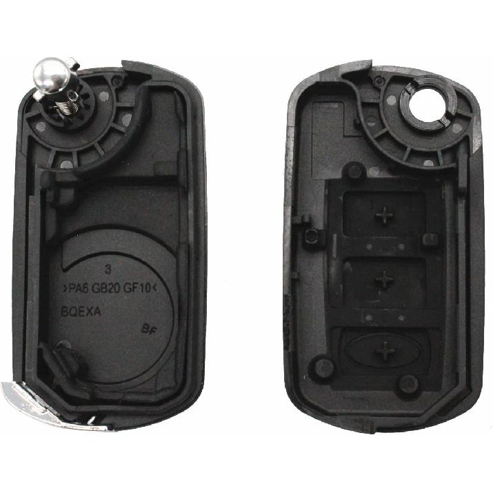 3 Buttons With Uncut Blade Remote Key Fob Case Replacement For Range Rover LR3 2005 2006 2007 2008 2009