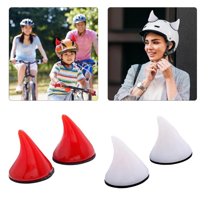 Stylish Resin Devil Horns Cosplay Horns Costume Comfortable Resin Sticker Ornament for Halloween Themed Event Party