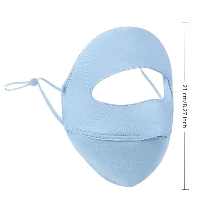 Sunscreen Mask Female Uv Protection Full Face Summer High-Efficiency Uv Protection Full Face Protective Mask