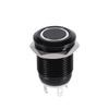 Car 12mm LED Light Momentary Push Button   Toggle Black Case 2A