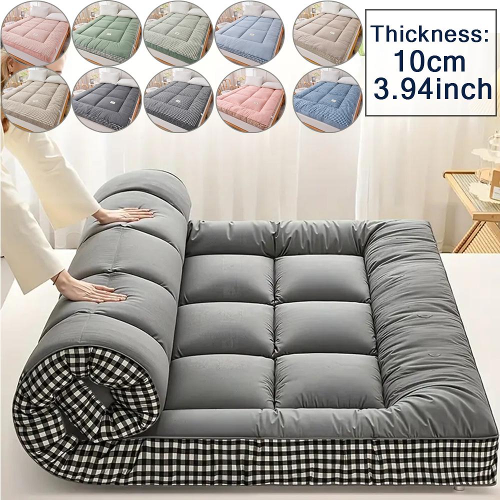 NewestFoldable Lightweight Portable Sleeping Pad/Tatami Mat Japanese Futon Mattress Soft Fabric,Easy Storage & Travel Mattress