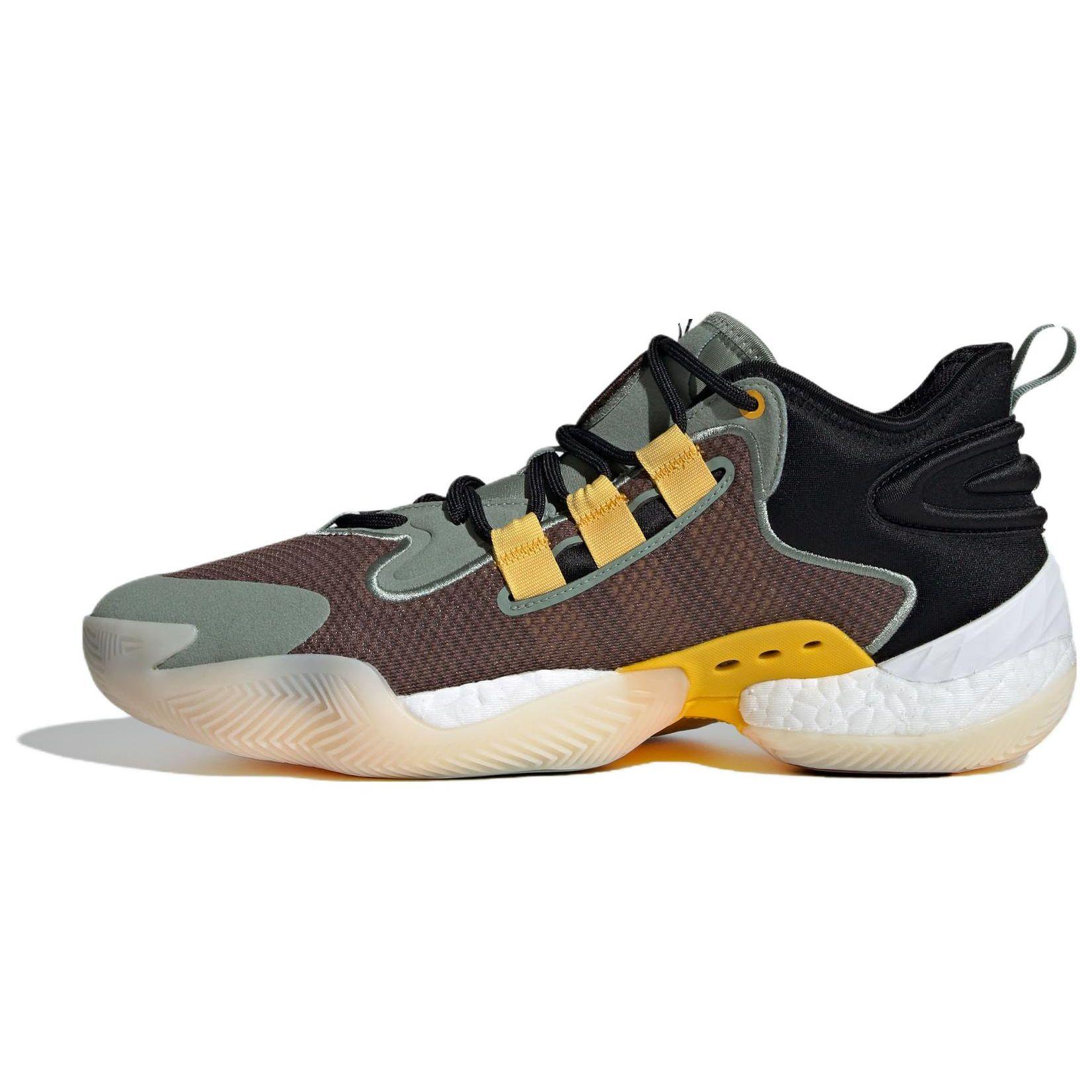adidas Unisex BYW Select  All Day I Dream About Shots  Olive Brown Basketball Shoes IG1910 41